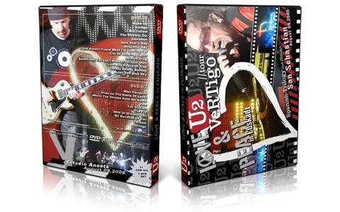 Artwork Cover of U2 2005-08-09 DVD San Sebastian Audience