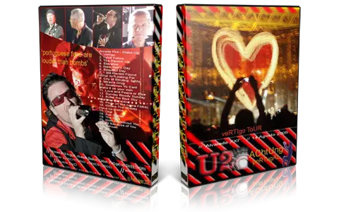 Artwork Cover of U2 2005-08-14 DVD Lisbon Audience