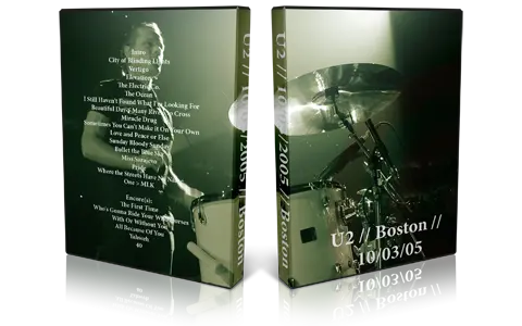 Artwork Cover of U2 2005-10-03 DVD Boston Audience