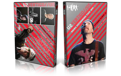 Artwork Cover of U2 2005-10-22 DVD Pittsburgh Audience