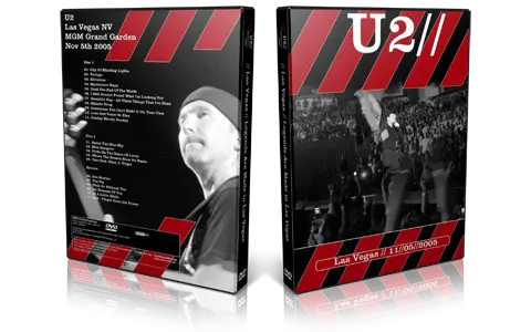 Artwork Cover of U2 2005-11-05 DVD Las Vegas Audience