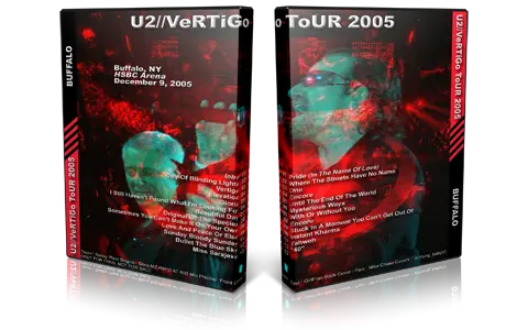 Artwork Cover of U2 2005-12-09 DVD Buffalo Audience