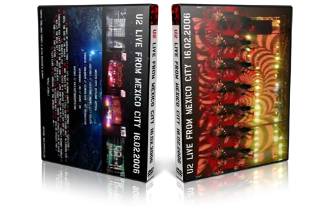 Artwork Cover of U2 2006-02-16 DVD Mexico City Audience