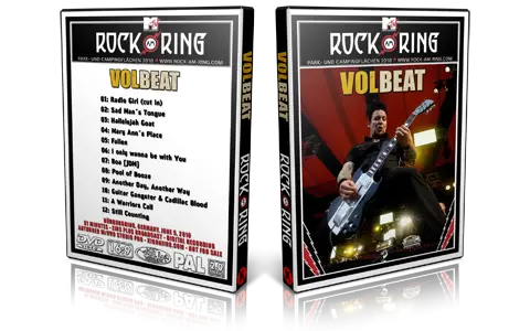 Artwork Cover of Volbeat 2010-06-05 DVD Nurburgring Proshot