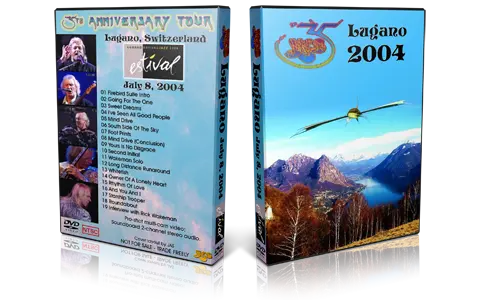 Artwork Cover of Yes 2004-07-08 DVD Lugano Proshot