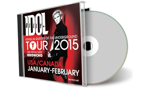 Artwork Cover of Billy Idol 2015-01-31 CD Boston Audience