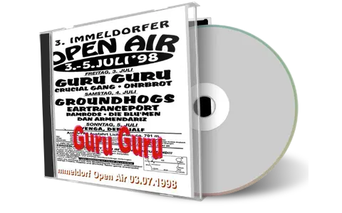 Artwork Cover of Guru Guru 1998-07-03 CD Immeldorf Soundboard