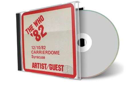 Artwork Cover of The Who 1982-12-10 CD Syracuse Audience