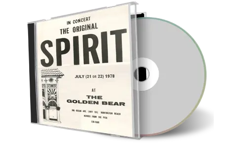 Artwork Cover of Spirit 1978-07-21 CD Huntington Beach Soundboard