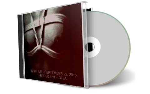 Artwork Cover of Sextile 2015-09-22 CD Los Angeles Audience
