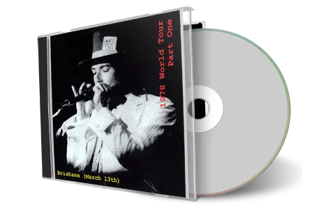 Artwork Cover of Bob Dylan 1978-03-13 CD Brisbane Audience