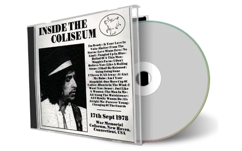 Artwork Cover of Bob Dylan 1978-09-17 CD New Haven Audience