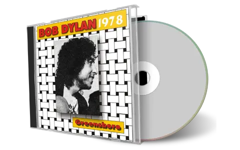 Artwork Cover of Bob Dylan 1978-12-07 CD Greensboro Audience