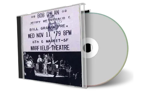 Artwork Cover of Bob Dylan 1979-11-11 CD San Francisco Audience