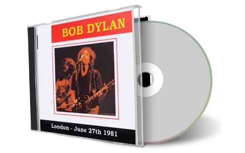 Artwork Cover of Bob Dylan 1981-06-27 CD London Audience