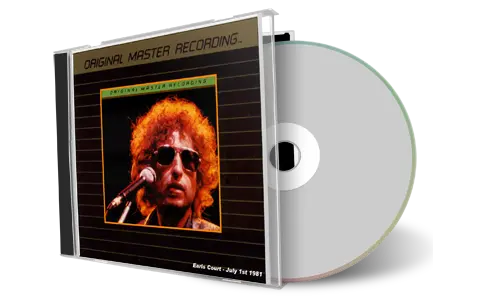 Artwork Cover of Bob Dylan 1981-07-01 CD London Audience