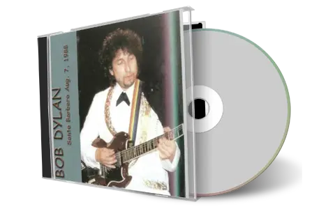 Artwork Cover of Bob Dylan 1988-08-07 CD Santa Barbara Audience