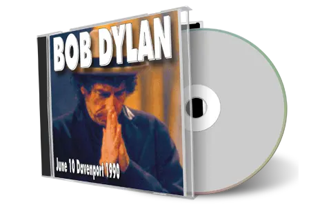 Artwork Cover of Bob Dylan 1990-06-10 CD Davenport Audience