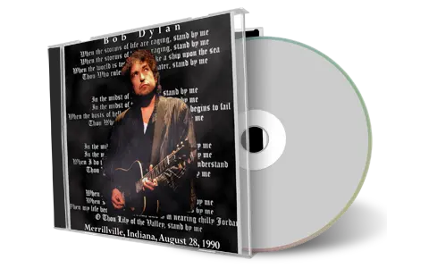 Artwork Cover of Bob Dylan 1990-08-28 CD Merrillville Audience