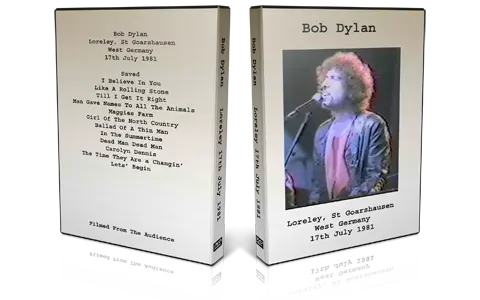 Artwork Cover of Bob Dylan 1981-07-17 DVD Loreley Audience
