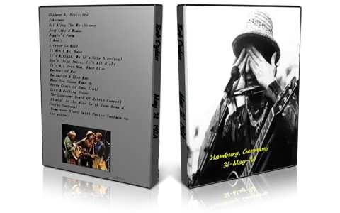 Artwork Cover of Bob Dylan 1984-05-31 DVD Hamburg Audience