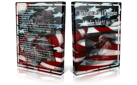 Artwork Cover of Bob Dylan 1986-07-04 DVD Buffalo Proshot