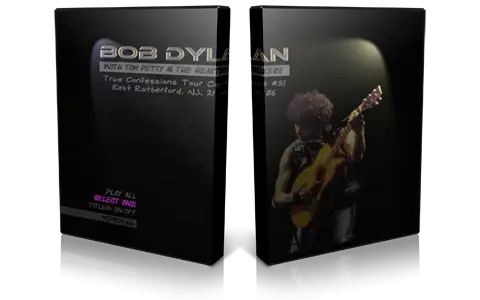 Artwork Cover of Bob Dylan 1986-07-21 DVD East Rutherford Audience