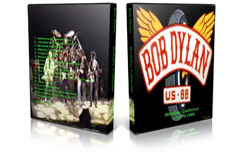 Artwork Cover of Bob Dylan 1988-06-10 DVD Berkeley Audience