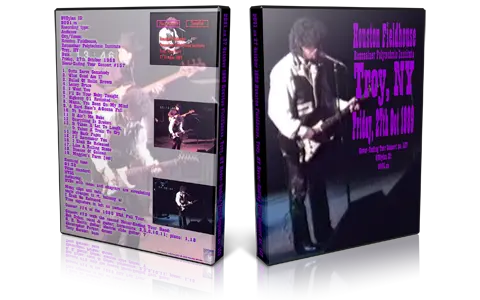Artwork Cover of Bob Dylan 1989-10-27 DVD Troy Audience