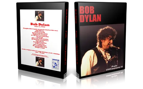 Artwork Cover of Bob Dylan 1990-01-31 DVD London Audience