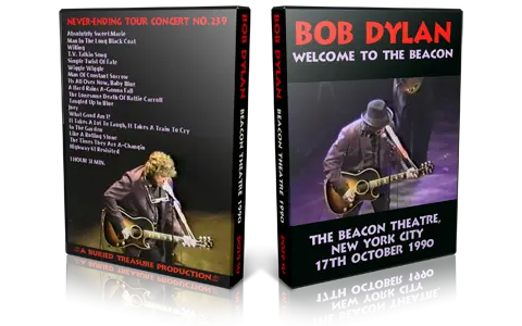 Artwork Cover of Bob Dylan 1990-10-17 DVD New York City Audience