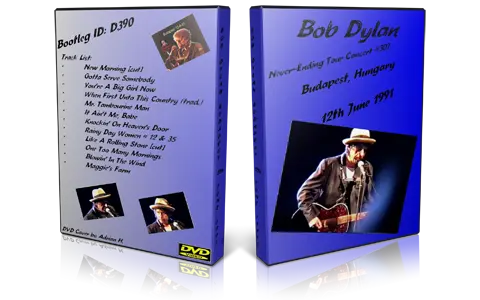 Artwork Cover of Bob Dylan 1991-06-12 DVD Budapest Audience