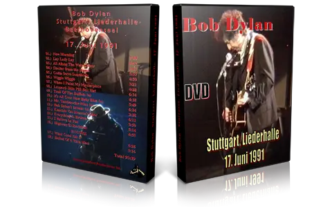 Artwork Cover of Bob Dylan 1991-06-17 DVD Stuttgart Audience