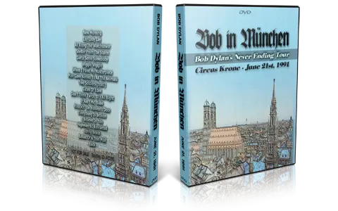 Artwork Cover of Bob Dylan 1991-06-21 DVD Munich Audience