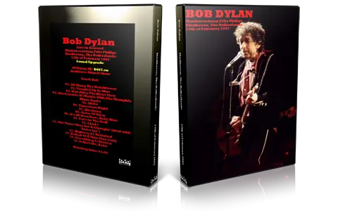 Artwork Cover of Bob Dylan 1993-02-17 DVD Eindhoven Audience
