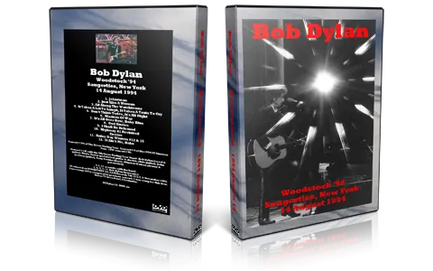 Artwork Cover of Bob Dylan 1994-08-14 DVD New York Proshot