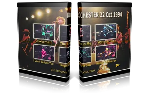 Artwork Cover of Bob Dylan 1994-10-22 DVD Rochester Audience