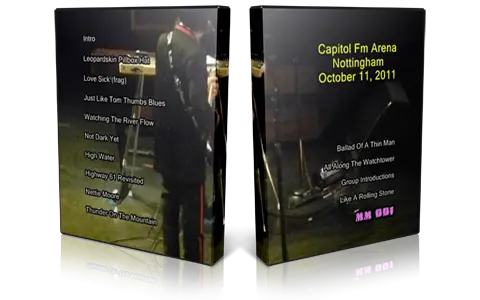 Artwork Cover of Bob Dylan 2011-10-11 DVD Nottingham Audience