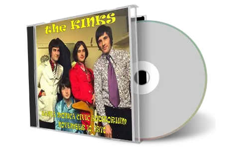 Artwork Cover of The Kinks 1970-11-10 CD Santa Monica Audience