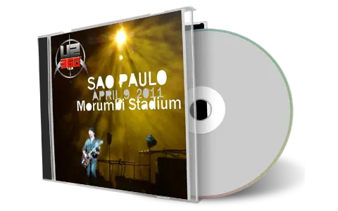Artwork Cover of U2 2011-04-09 CD Sao Paulo Audience