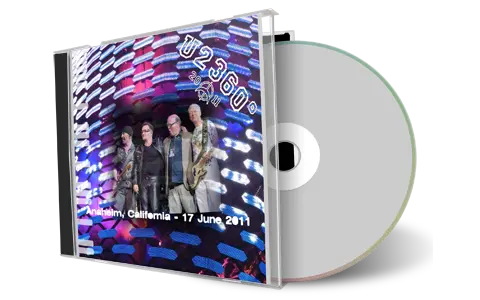 Artwork Cover of U2 2011-06-17 CD Anaheim Audience