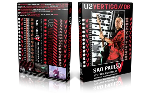 Artwork Cover of U2 2006-02-21 DVD Sao Paulo Audience