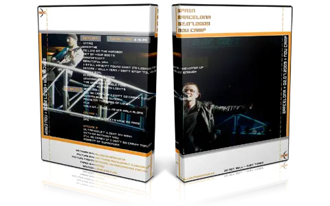 Artwork Cover of U2 2009-07-02 DVD Barcelona Audience