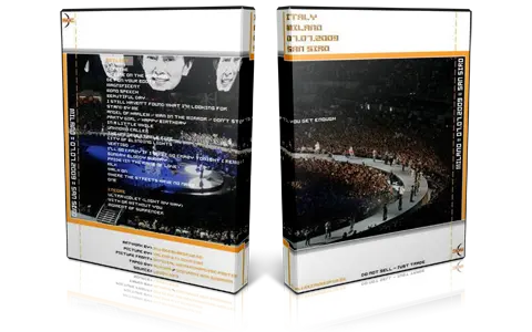 Artwork Cover of U2 2009-07-07 DVD Milan Audience