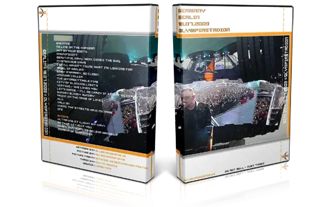 Artwork Cover of U2 2009-07-18 DVD Berlin Proshot