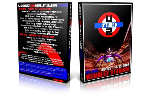 Artwork Cover of U2 2009-08-14 DVD London Audience