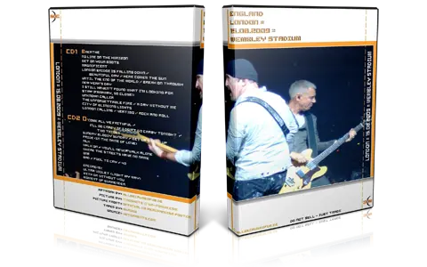 Artwork Cover of U2 2009-08-15 DVD London Audience