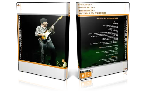Artwork Cover of U2 2009-08-20 DVD Sheffield Audience
