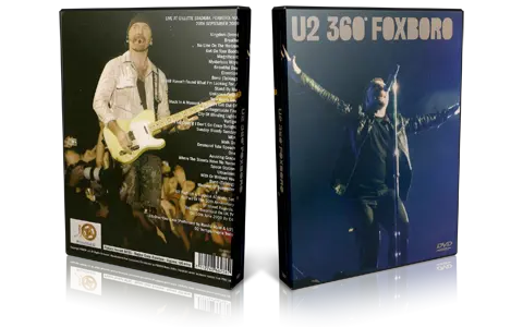 Artwork Cover of U2 2009-09-20 DVD Toronto Audience