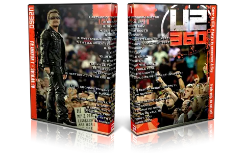 Artwork Cover of U2 2010-08-10 DVD Frankfurt Audience